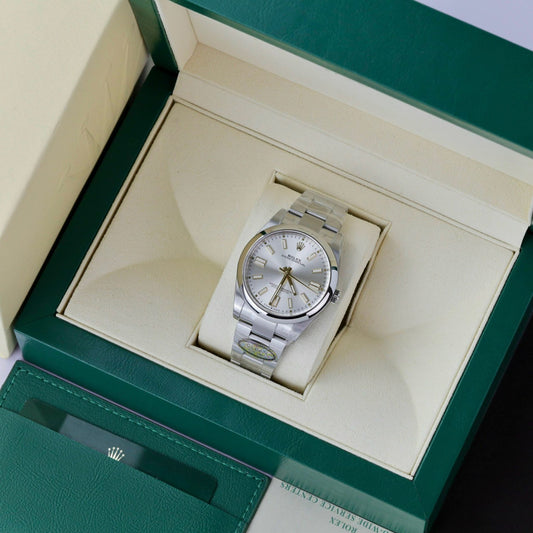 Rolex Replica 1:1 Watch Oyster Perpetual 124300 Silver Dial Factory Clean 36mm