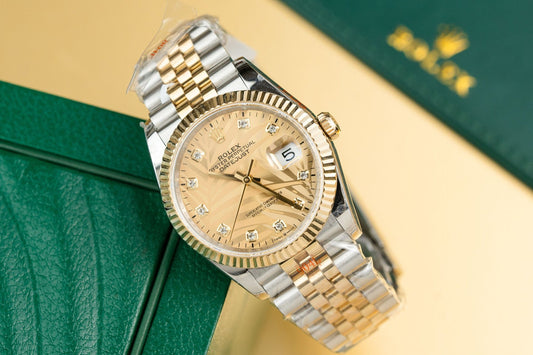 Rolex Replica 1:1 Watch DateJust 126233 Gold Wrapped Dial Stone GM Factory 36mm