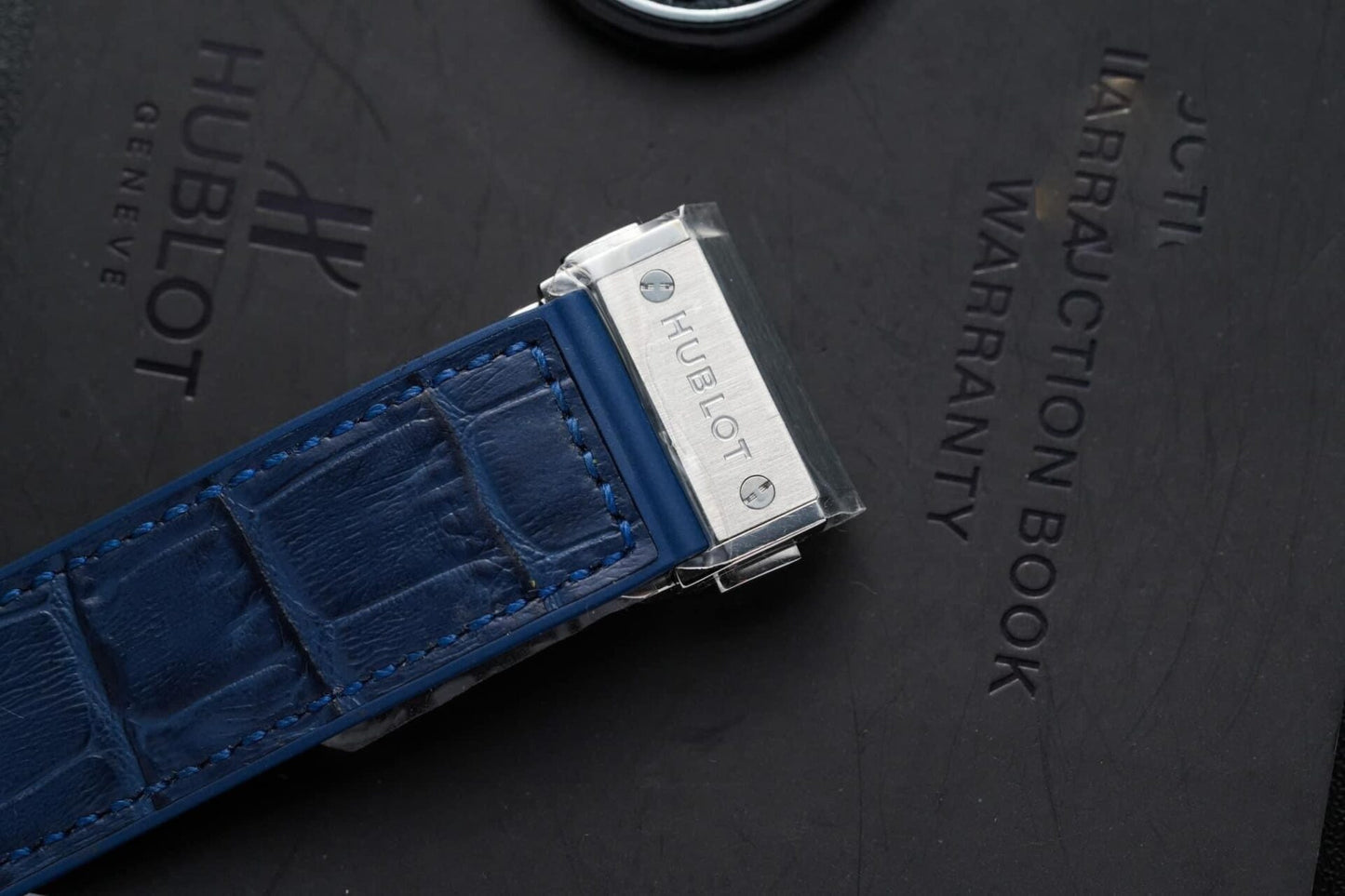 Hublot Classic Fusion Titanium Replica Watch Blue Dial JJF Factory 42mm
