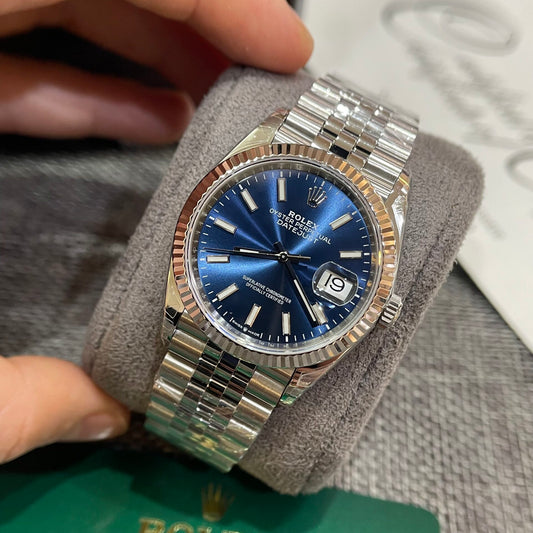 Rolex Replica 1:1 Watch Datejust 126234 Blue Dial Luminous Numbers VS Factory 36mm