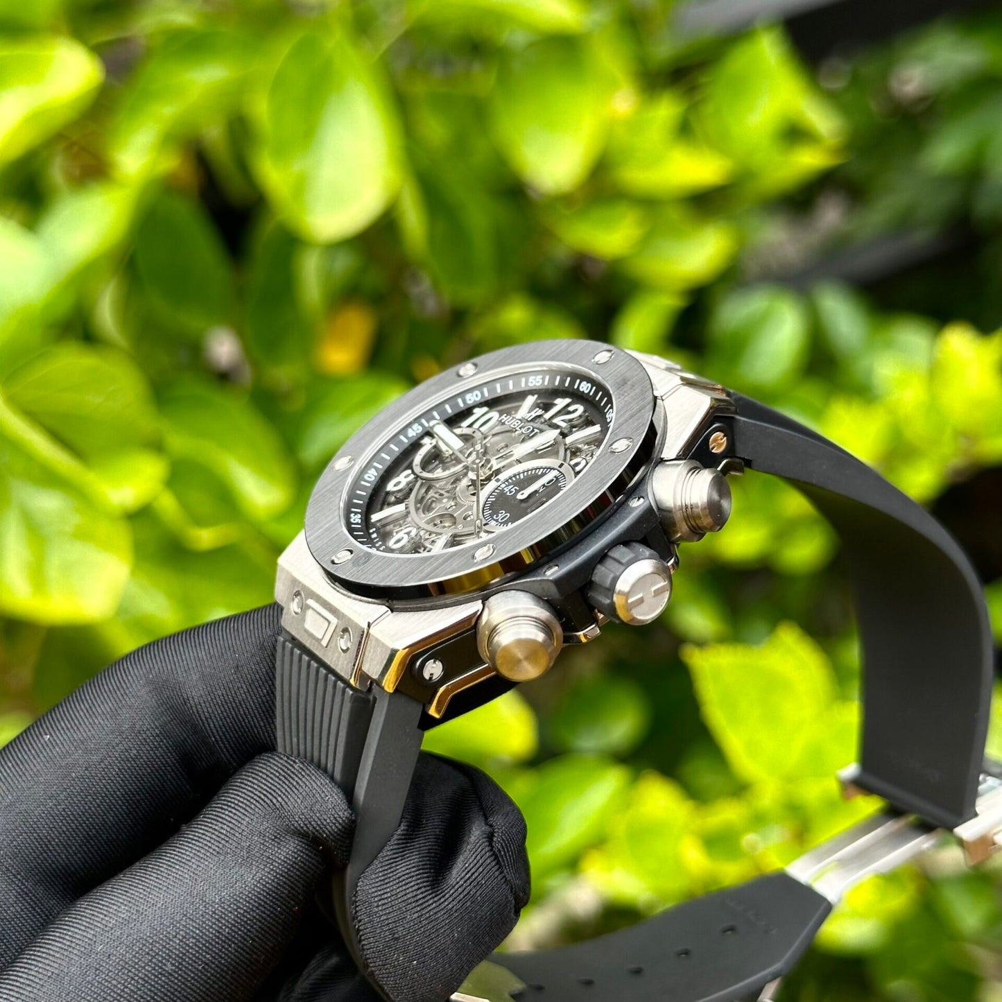Hublot Big Bang Unico Replica 1:1 Watch Black Rubber Strap BBF 44mm