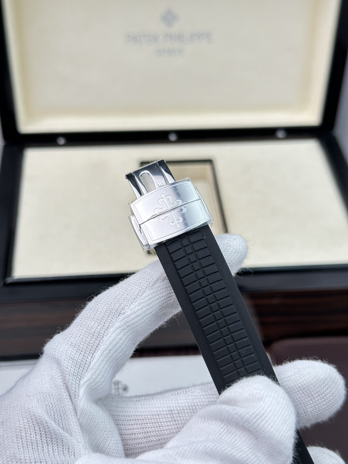 Patek Philippe Replica 1:1 Watch Aquanaut 5167A Black Dial Rubber Strap Factory 3K 40mm