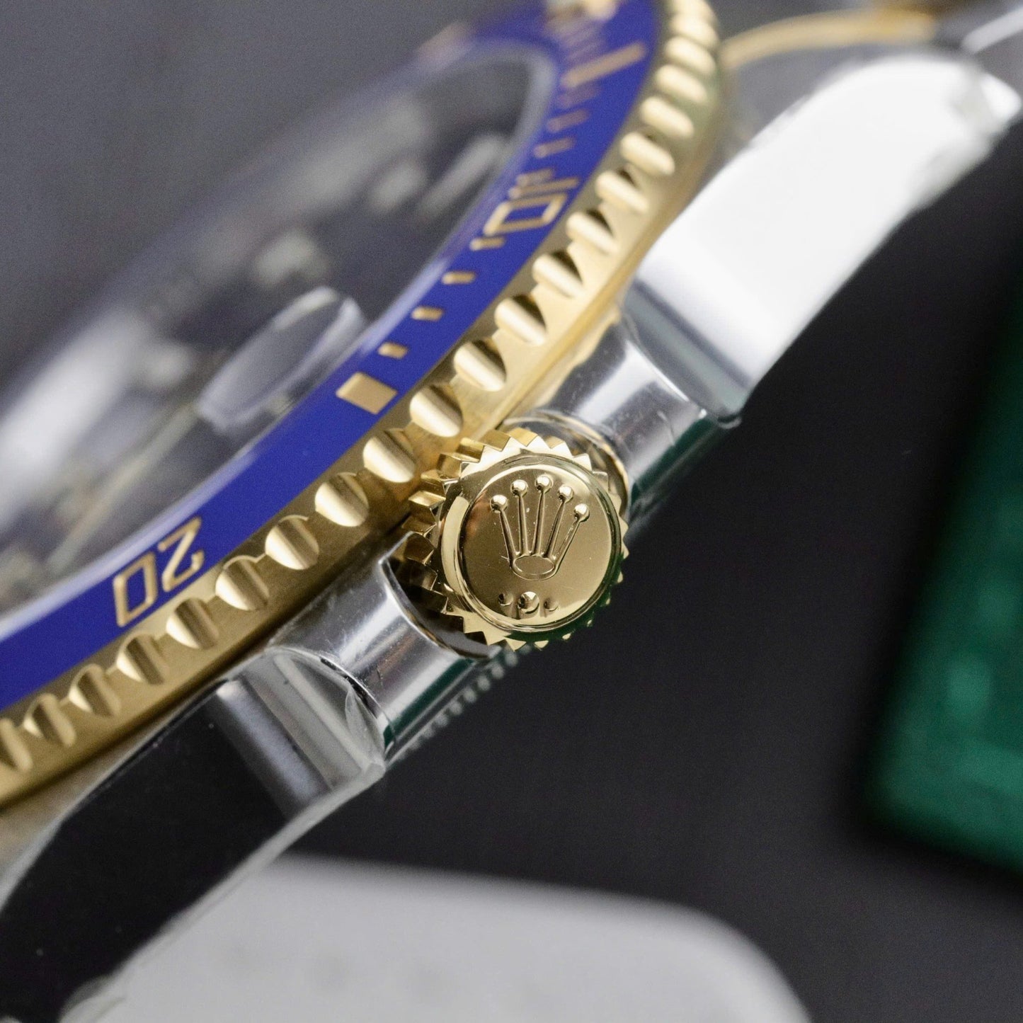 Rolex Submariner Dial Blue Copies Watches Custom Gold Wrapped 40mm