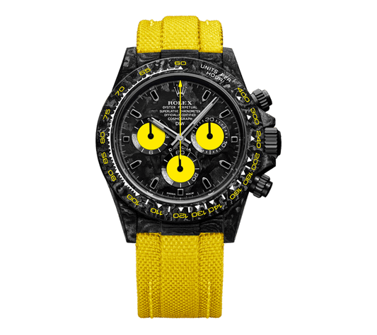 ROLEX Diw Daytona carbon lemon edition 40mm oyster black(1:1 replica)