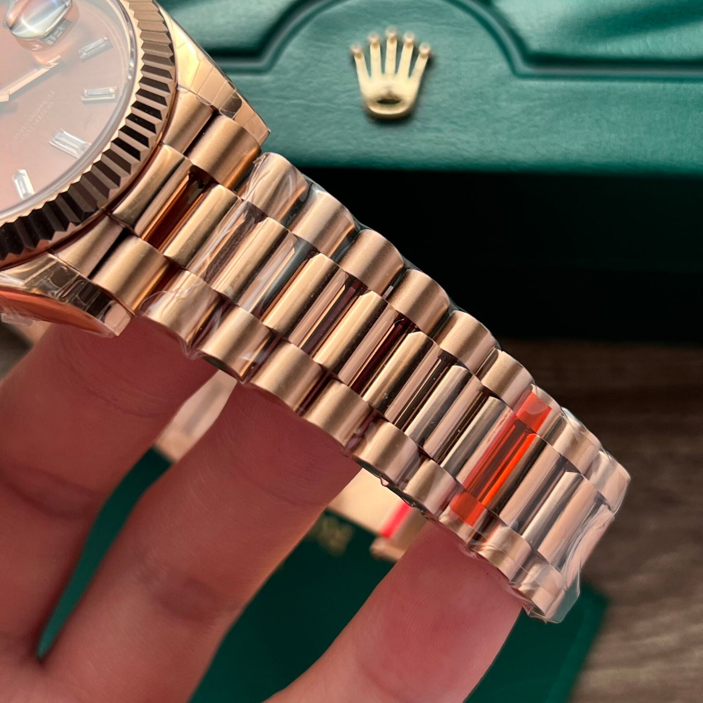 Rolex Clone Watch Day-Date 228345RBR President Strap EW Factory 40mm