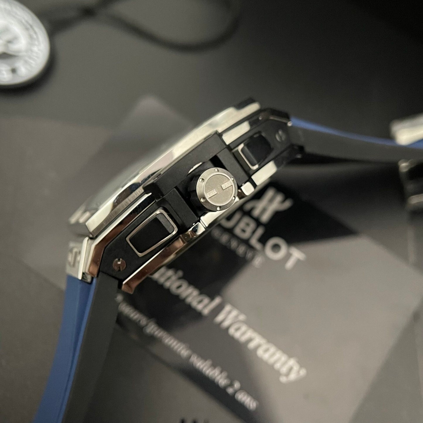 Hublot Spirit Of Big Bang Titanium Replica Watch Rubber Strap MS Factory 42mm