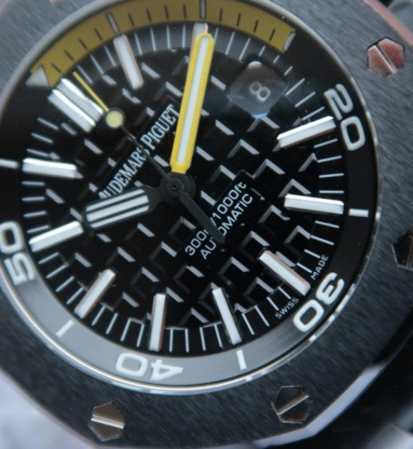 Replica Audemars Piguet JF Royal Oak Offshore Diver Forged Carbon Rubber Strap A3120