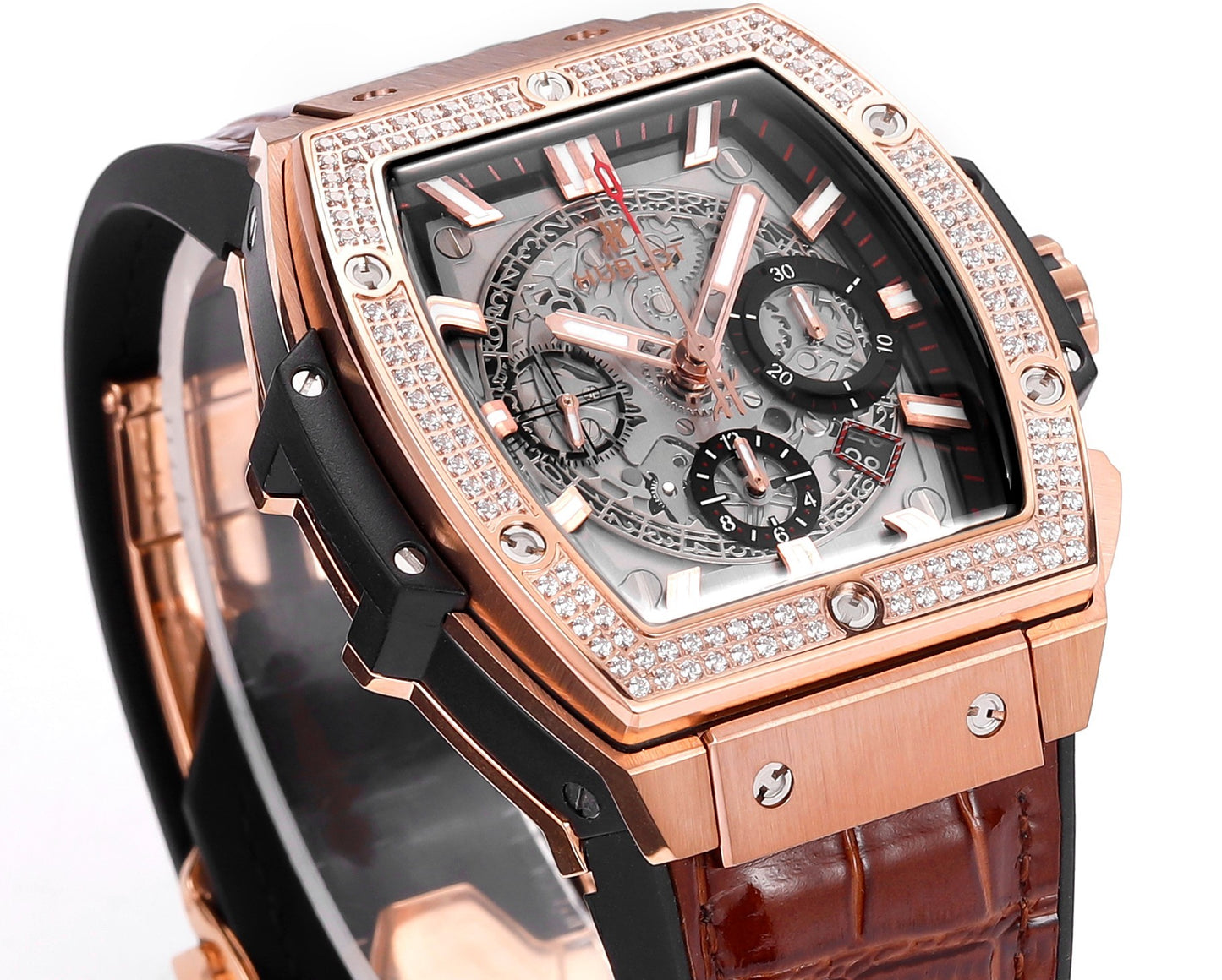 Hublot SPIRIT OF BIG BANG Chronograph, 45 mm Textured rubber strap(1:1 replica)