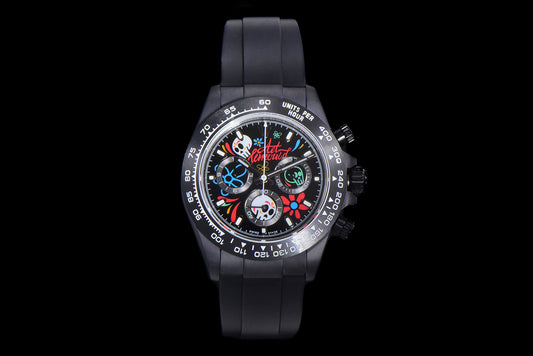 Rolex Daytona-AET x ROLEX x Picasso Crossover-Charles the Great-Black(1:1 replica)