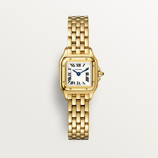 Panthere de fake cartier watch mini model quartz movement(1:1 replica)