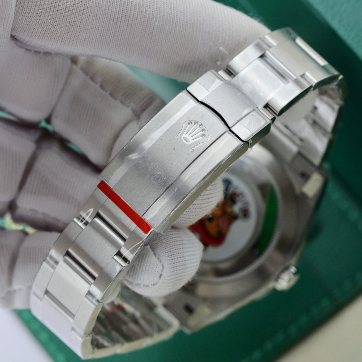Rolex Rep 11 Watch Oyster Perpetual 126000 Green Dial Clean Factory 41mm