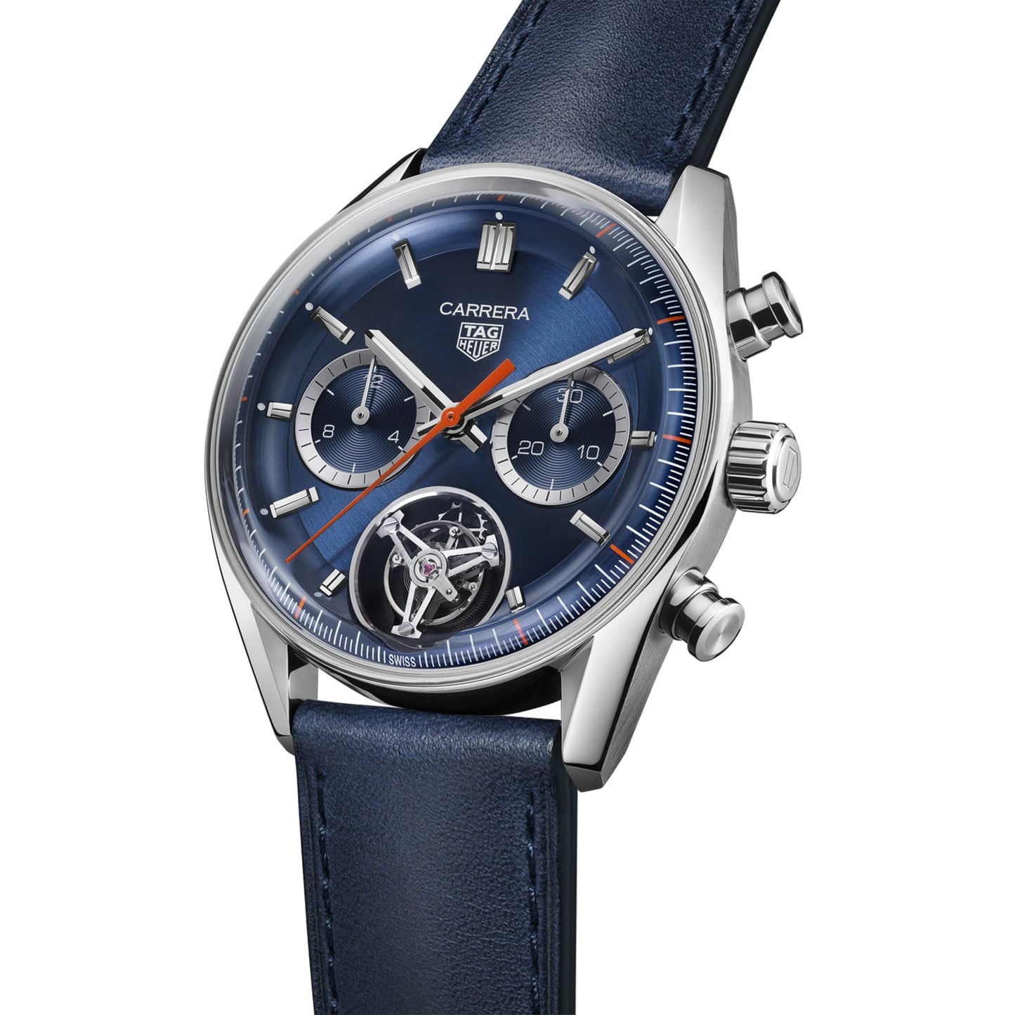 TAG Heuer Replica Watch CARRERA Chronograph Tourbillon Automatic 42 mm Steel(1:1 replica)