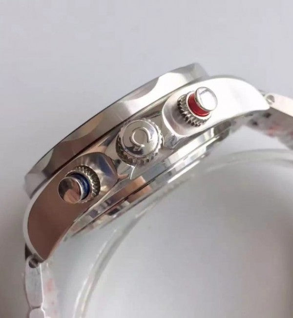Replica Omega Seamaster 300m Diver ETNZ Regatta Co-Axial Chronograph Gray Dial SS Bracelet A7753