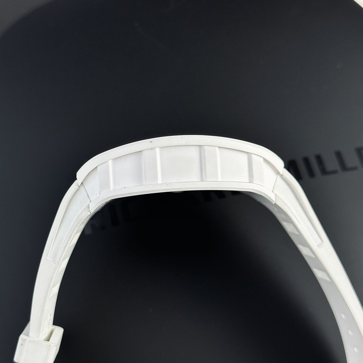 Richard Mille Rep 1:1 Watch RM055 Ceramic Bubba Watson White Factory BBR 45mm