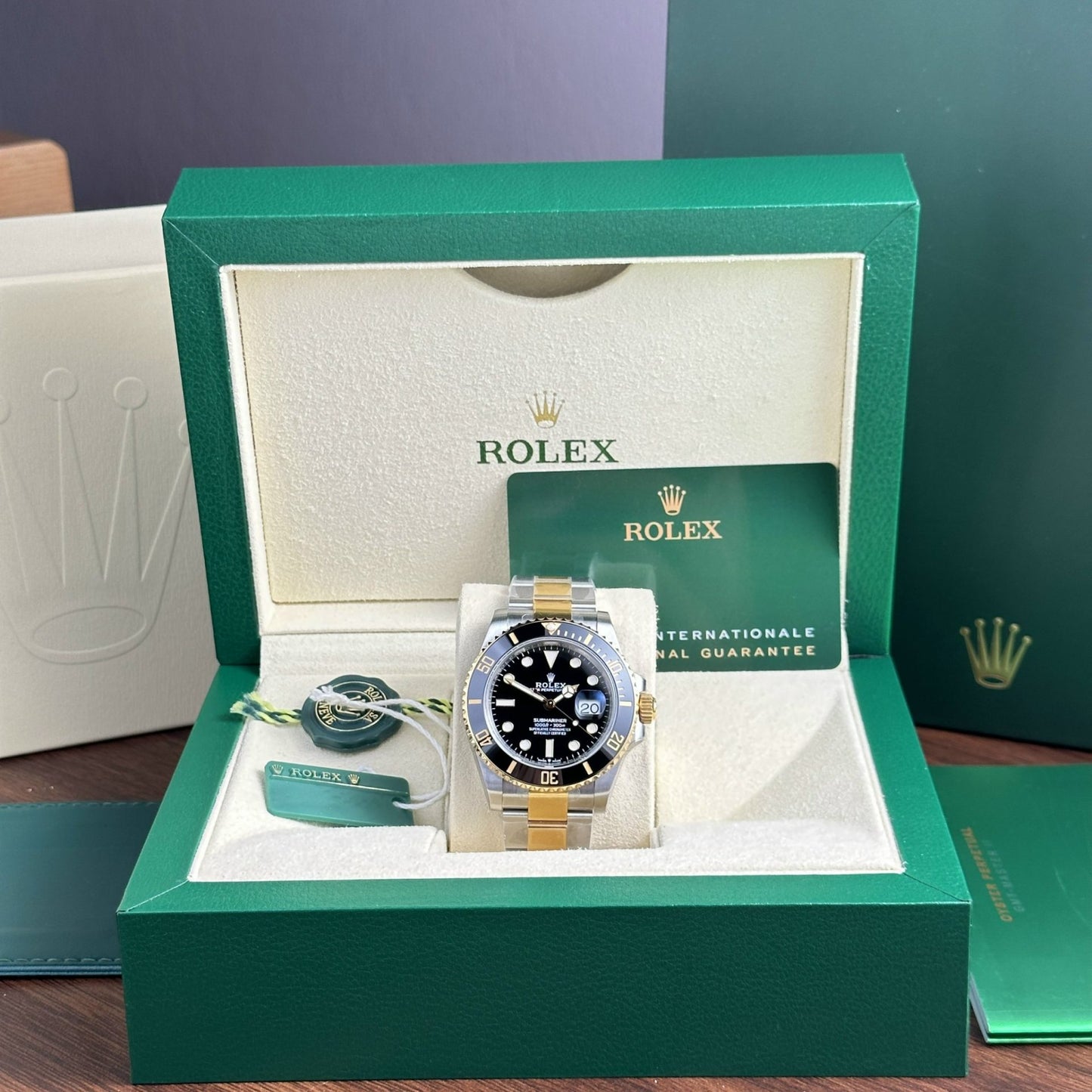Rolex Replica Watch Submariner Date 126613LN Demi Gold Black Dial VS Factory 41mm