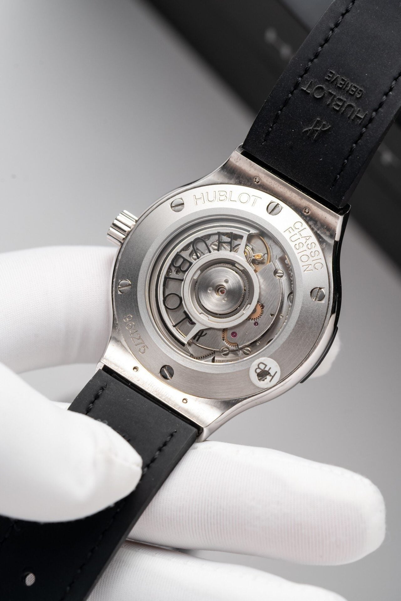 Hublot Classic Fusion Titanium Green Full Diamond Replica Watch 38mm