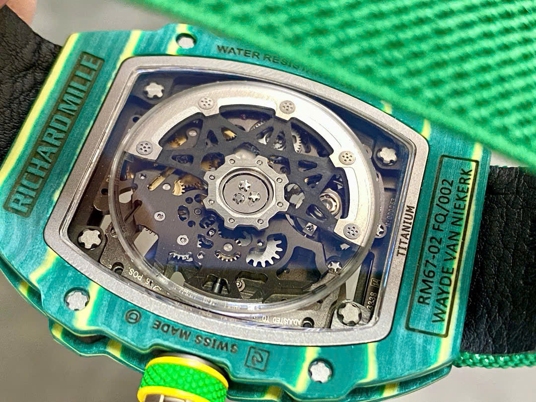 Richard Mille RM67-02 Case Green Carbon Refined Super Light 37 Grams 38.7¡Á47.52mm