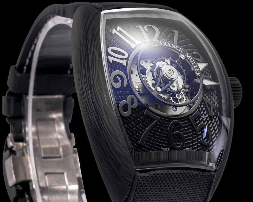 Franck Muller Grand Central Tourbillon Carbon Best Replica Watch 45mm