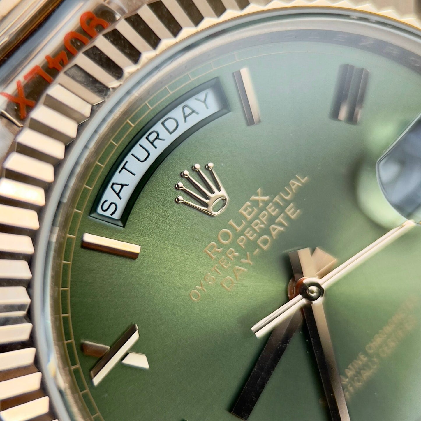 Rolex Day-Date 228235 Green Dial Replica Watch GM Factory 40mm