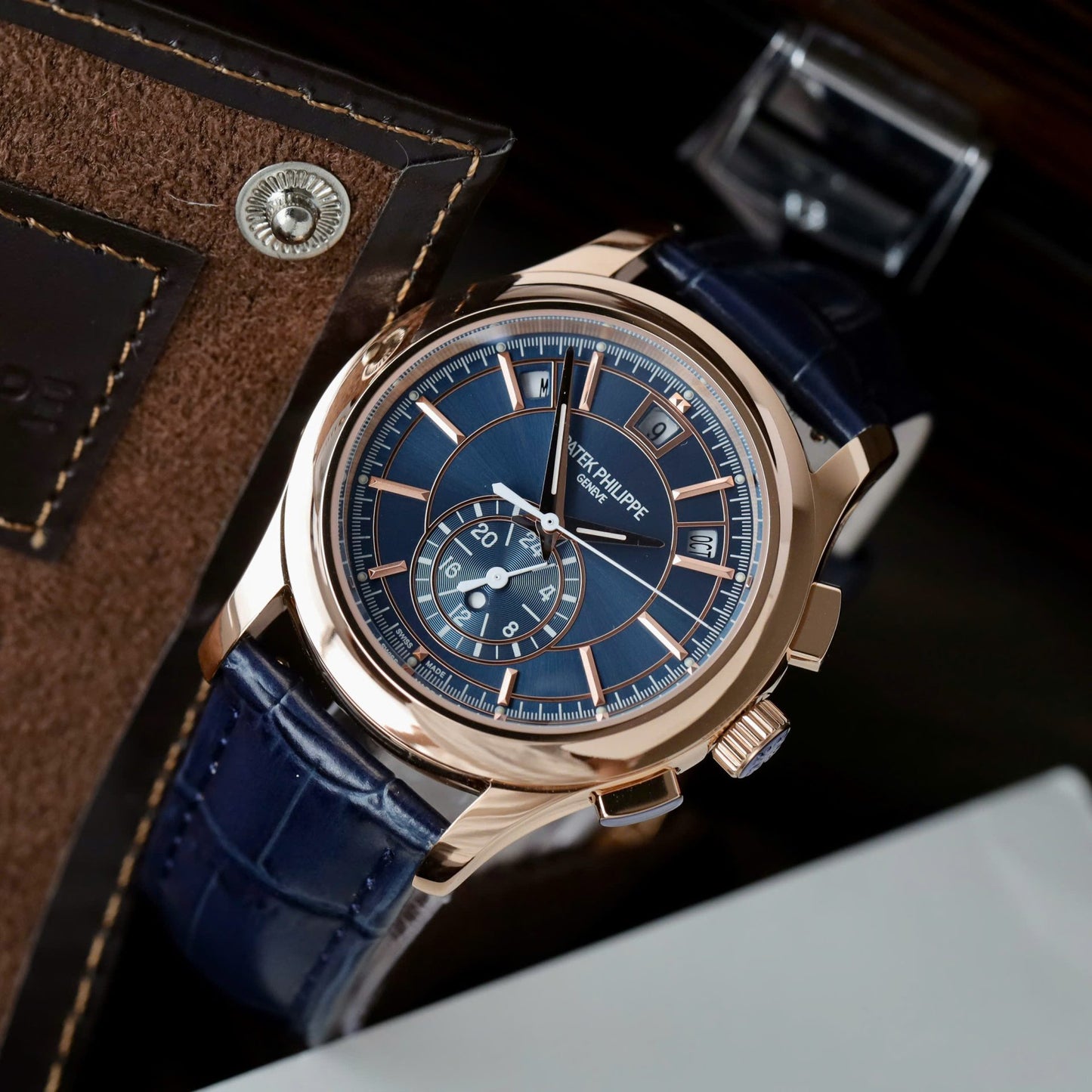 Patek Philippe Complications 5905R Chronograph Best Replicas Blue Dial 41mm