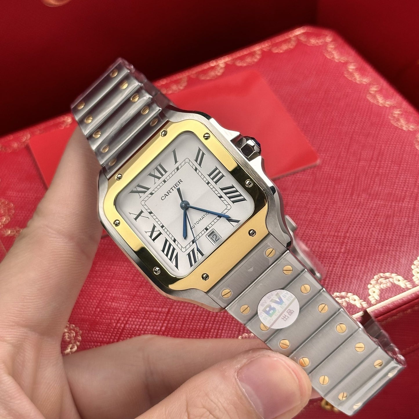 Cartier Replica 11 Watch Santos de Cartier W2SA0009 Demi Gold BV Factory 39.8mm