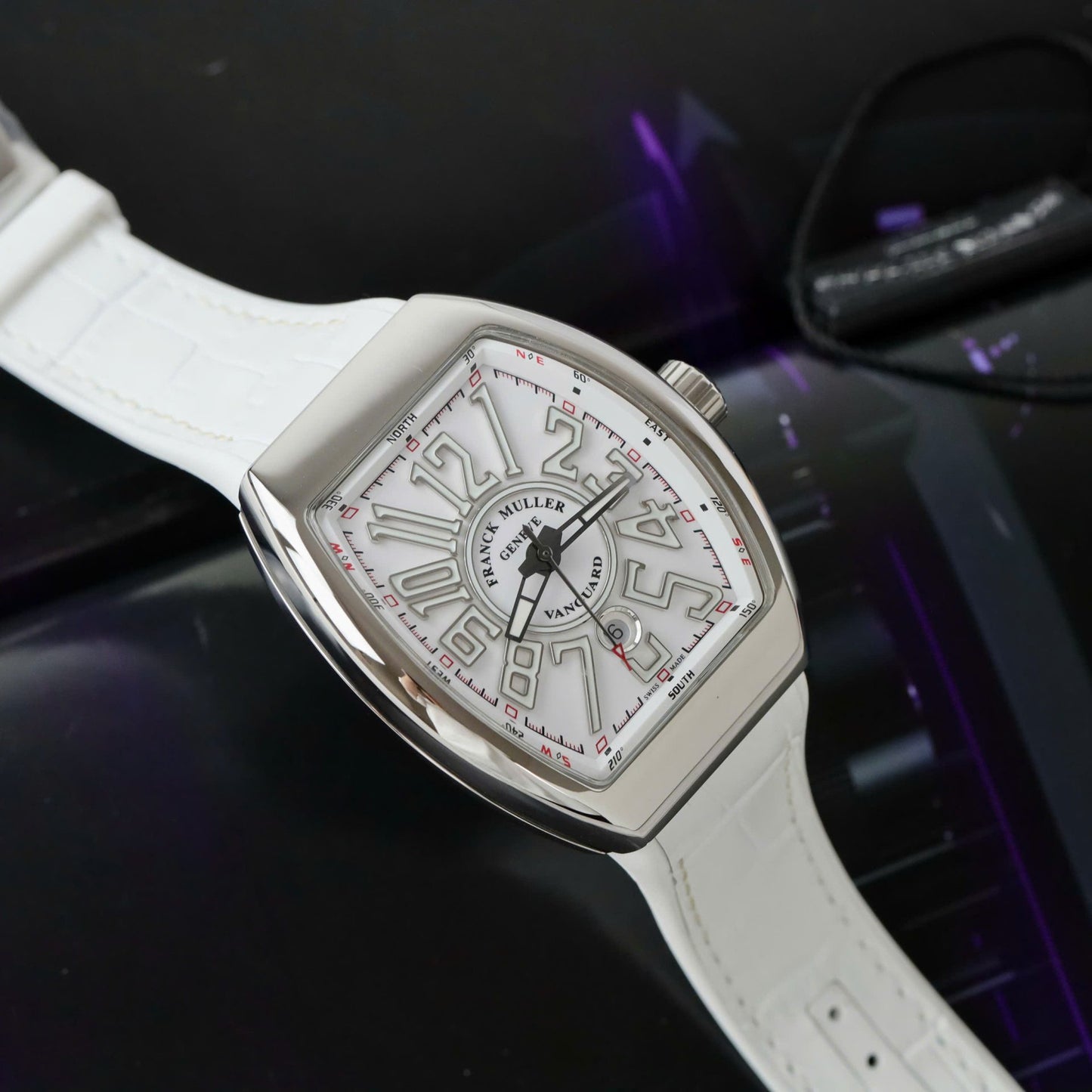 Franck Muller V45 Copies Watches White Dial Automatic Movement ABF Factory 45mm