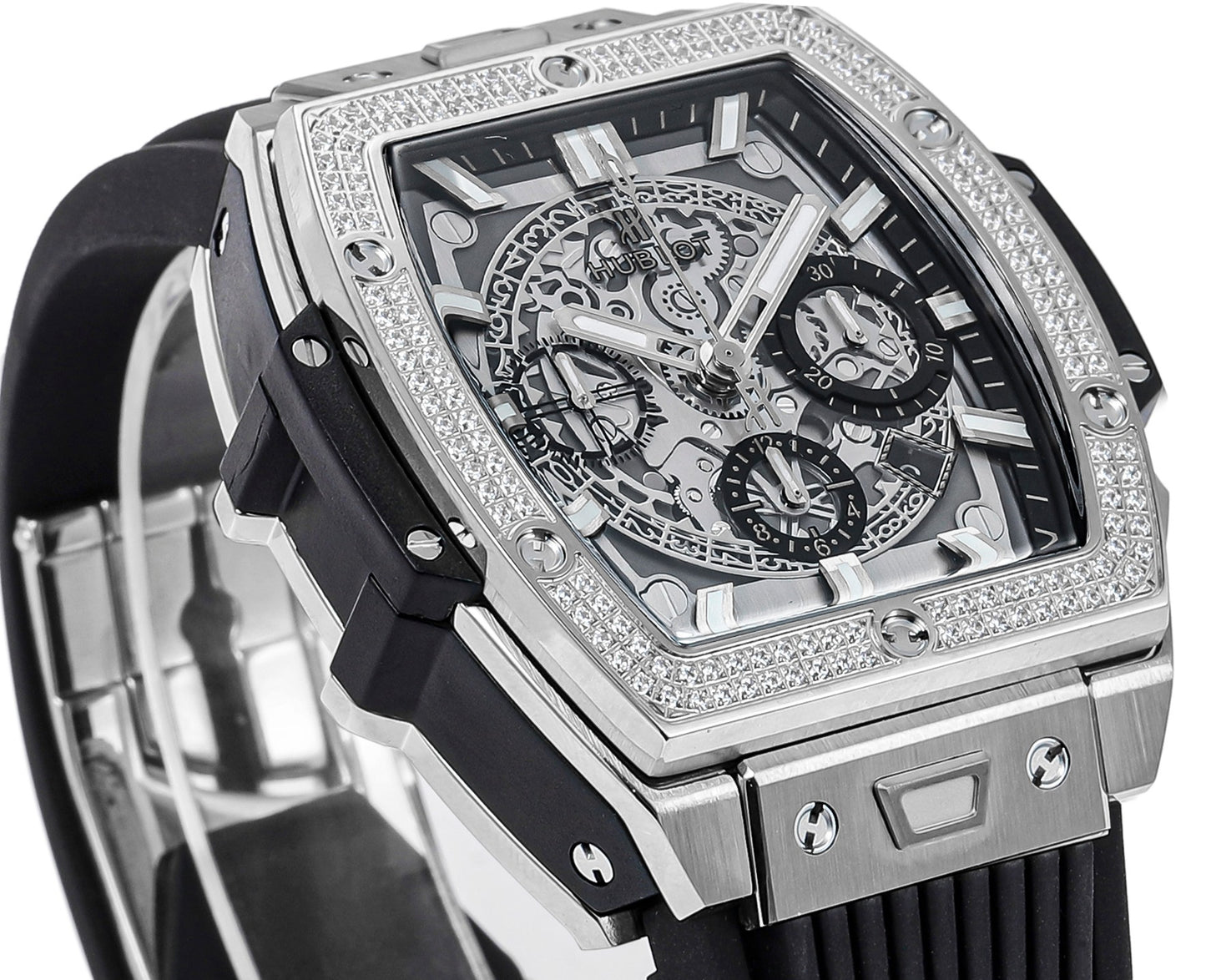 Hublot Spirit of Big Bang Textured Rubber Strap(1:1 replica)