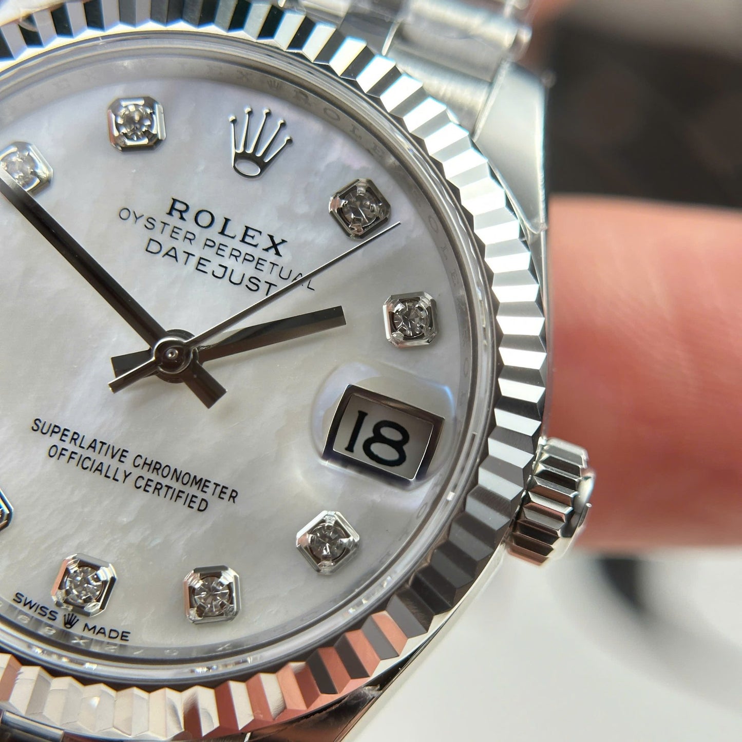 Rolex Best Copies Watch DateJust Dial Mother Of Pearl THB Factory 31mm