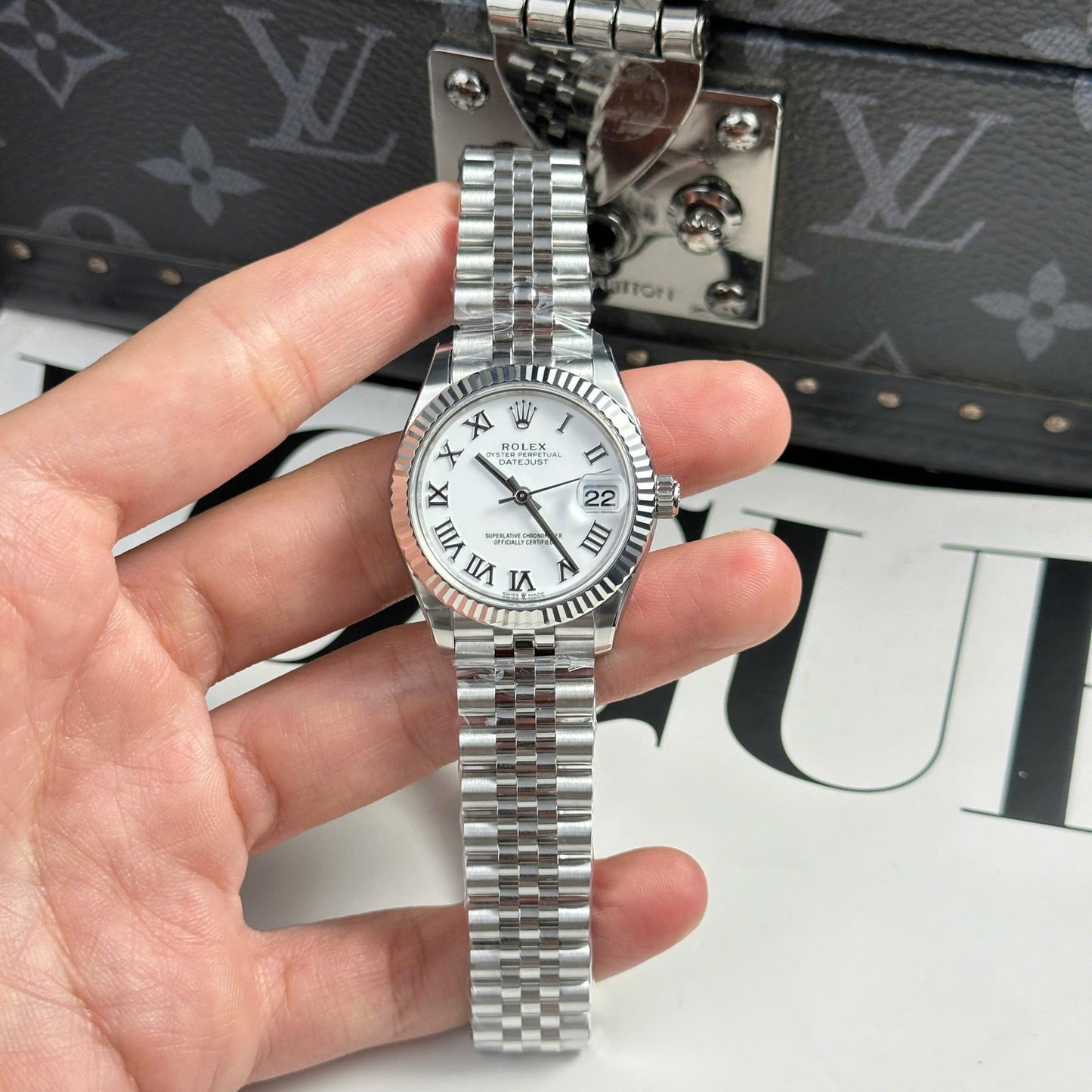 Rolex DateJust Copies Watches Dial White Jubilee Strap THB Factory 31mm