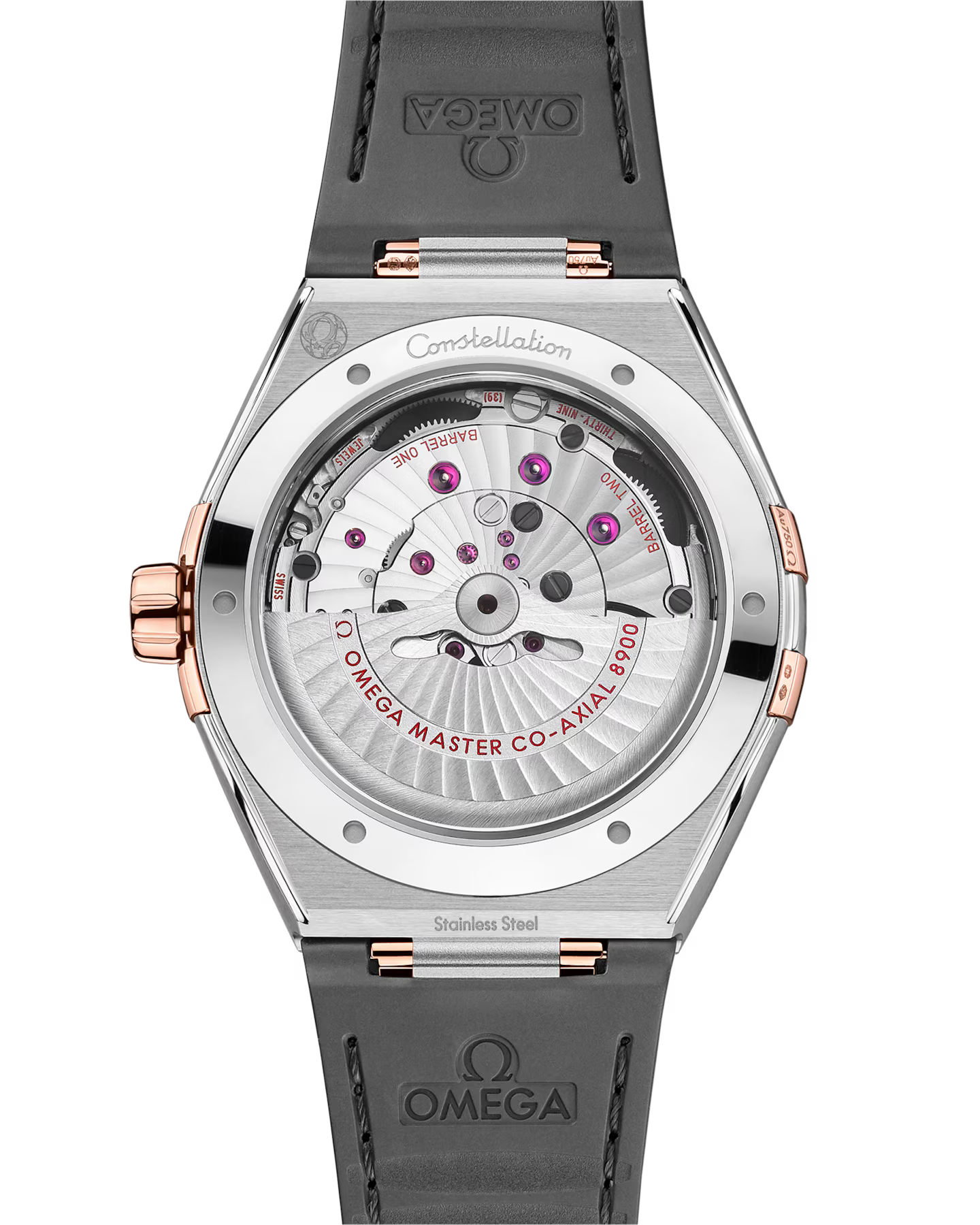 Constellation 41 mm, steel ? Sedna? gold on leather strap(1:1 replica)