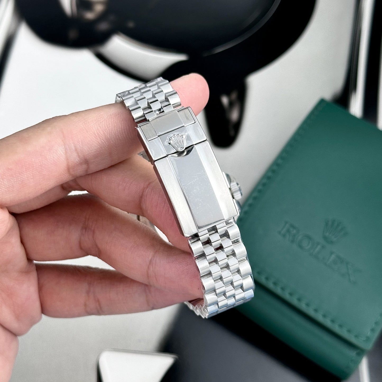 Rolex Replica Watch GMT-Master II Coke Black Dial Strap Jubilee Clean Factory 40mm