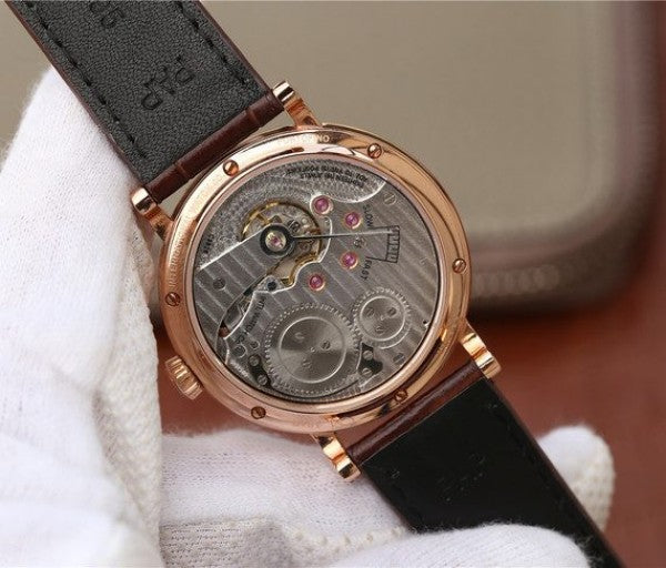 Replica IWC Vintage IW544803 White Dial RG Brown Leather Strap
