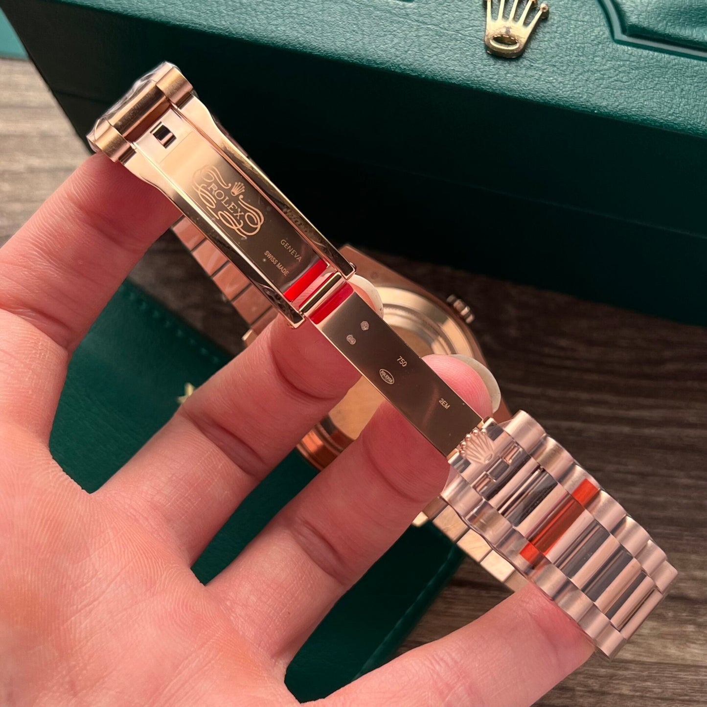 Rolex Clone Watch Day-Date 228345RBR President Strap EW Factory 40mm