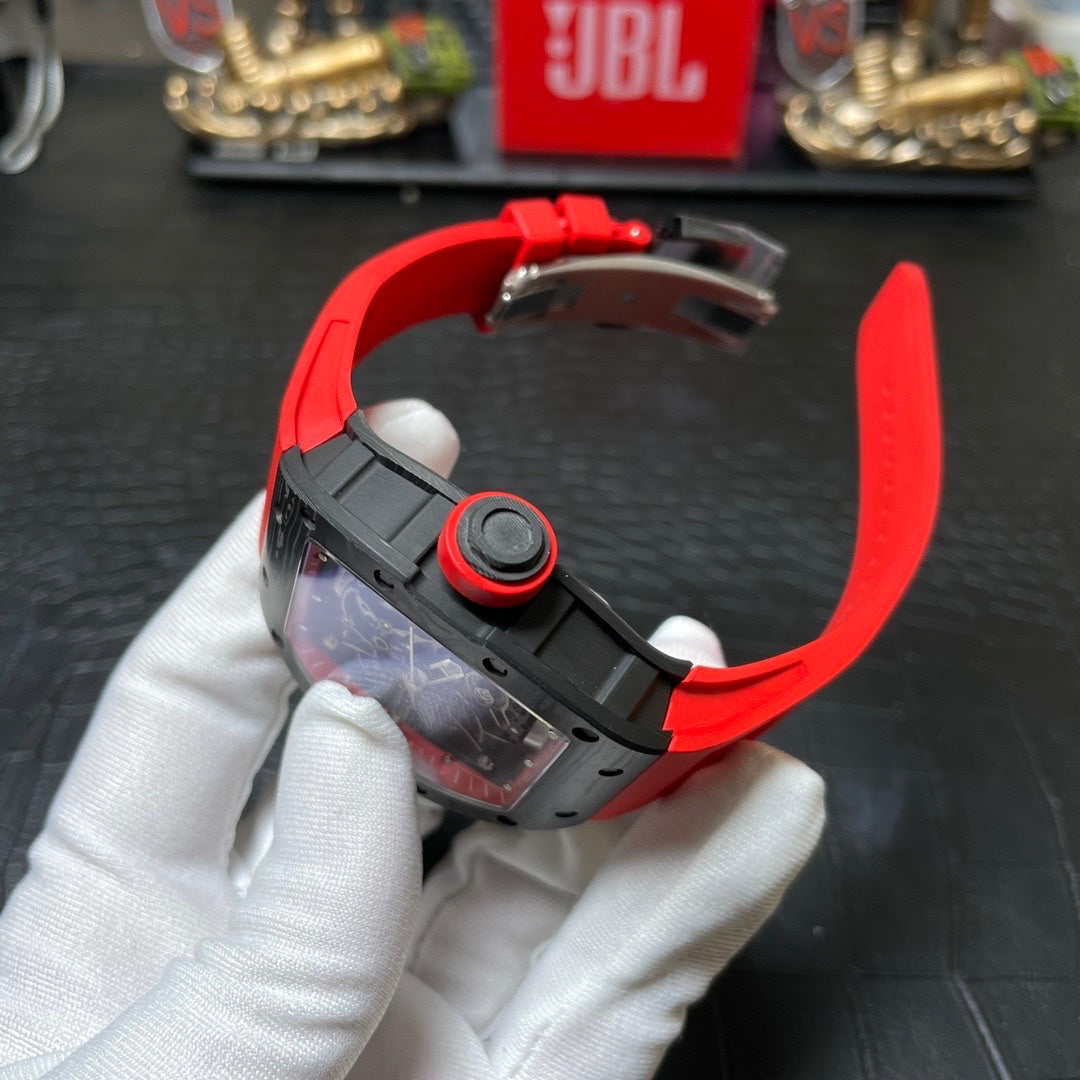 Richard Mille RM055 Carbon NTPT Replica 1:1 Watch Red BBR 45mm