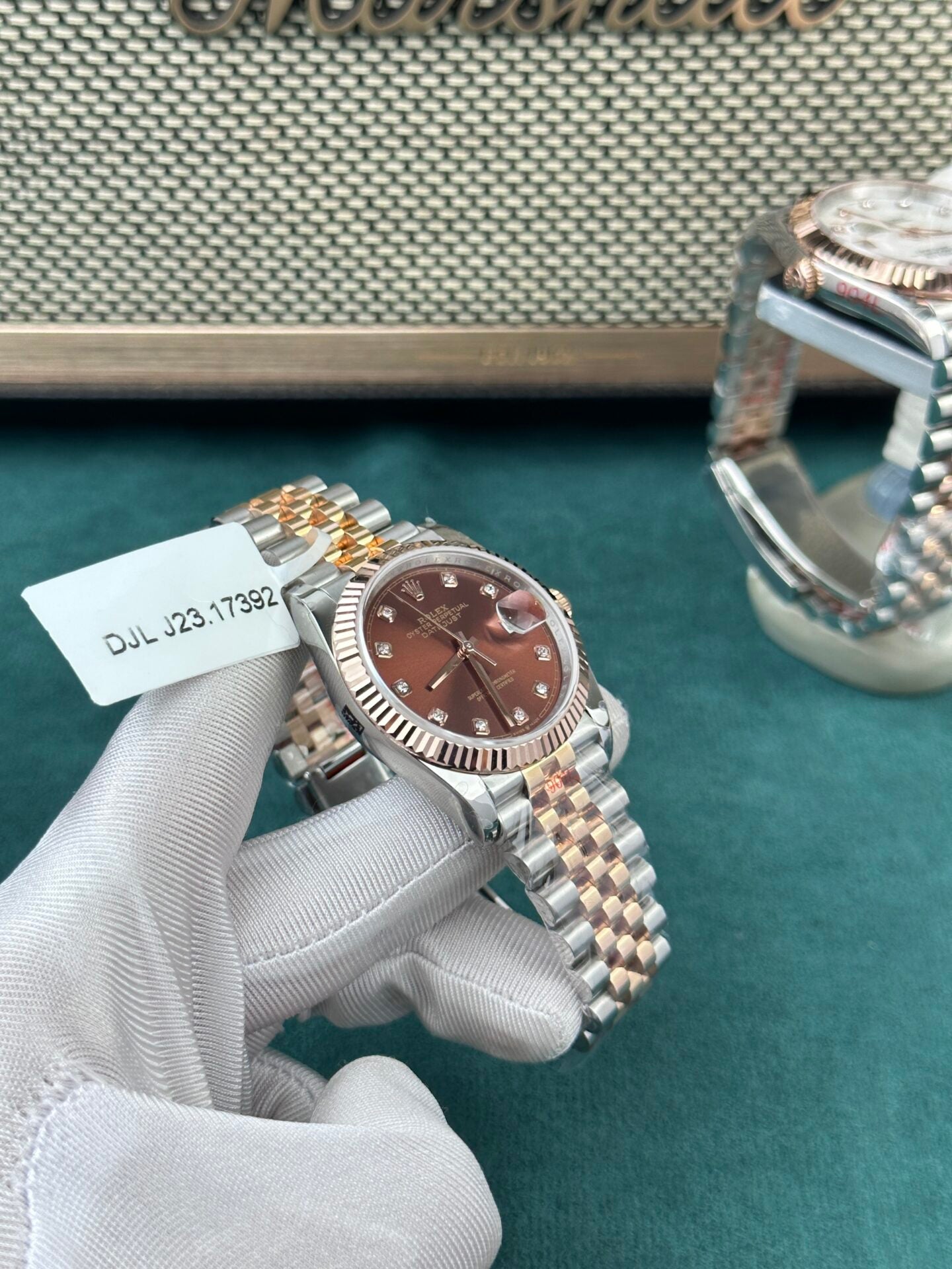 Rolex Replica 11 Watch DateJust Rose Gold Chocolate Dial GM Factory 36mm
