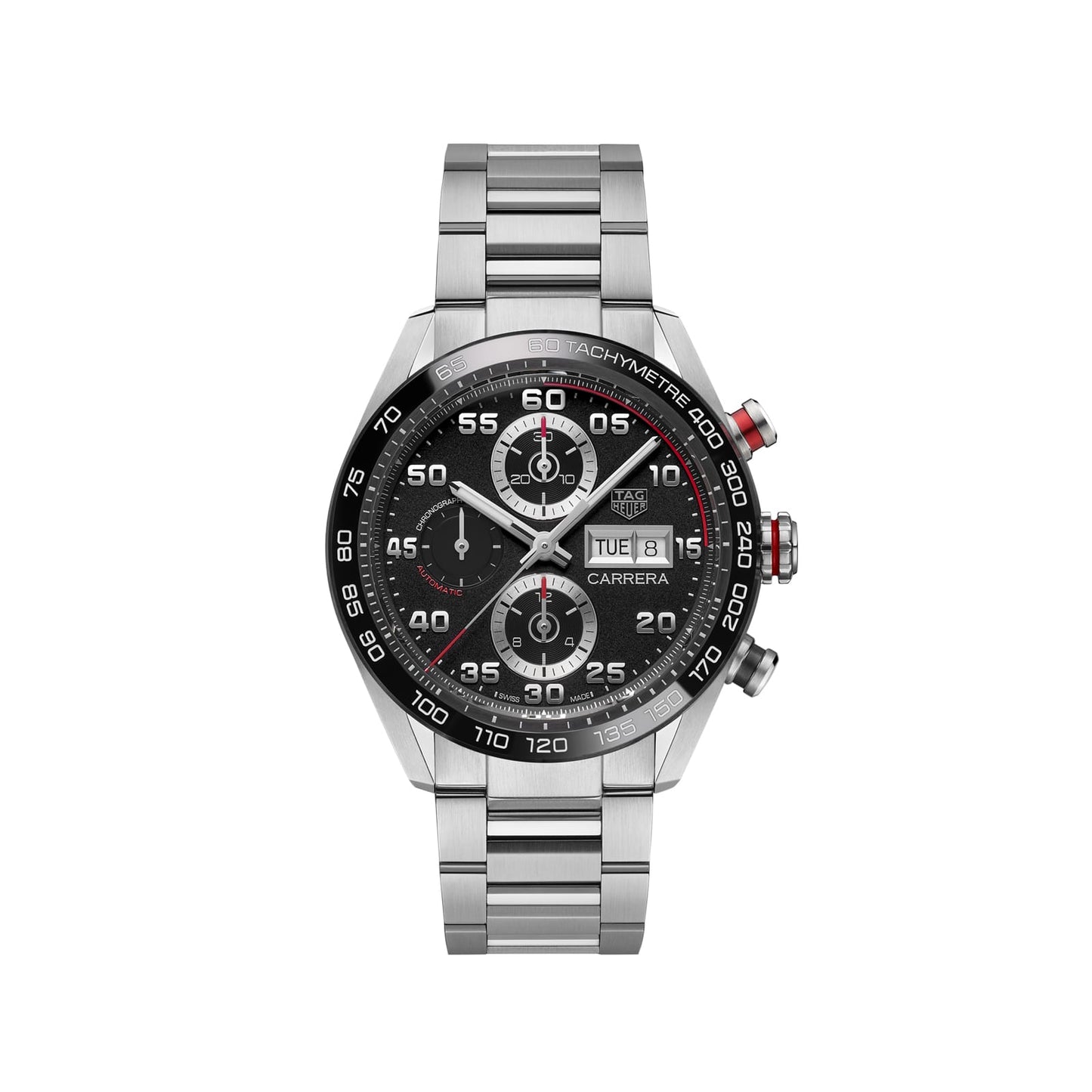 TAG Heuer Replica Watch Carrera Chronograph Automatic 44 mm Steel & Ceramic(1:1 replica)