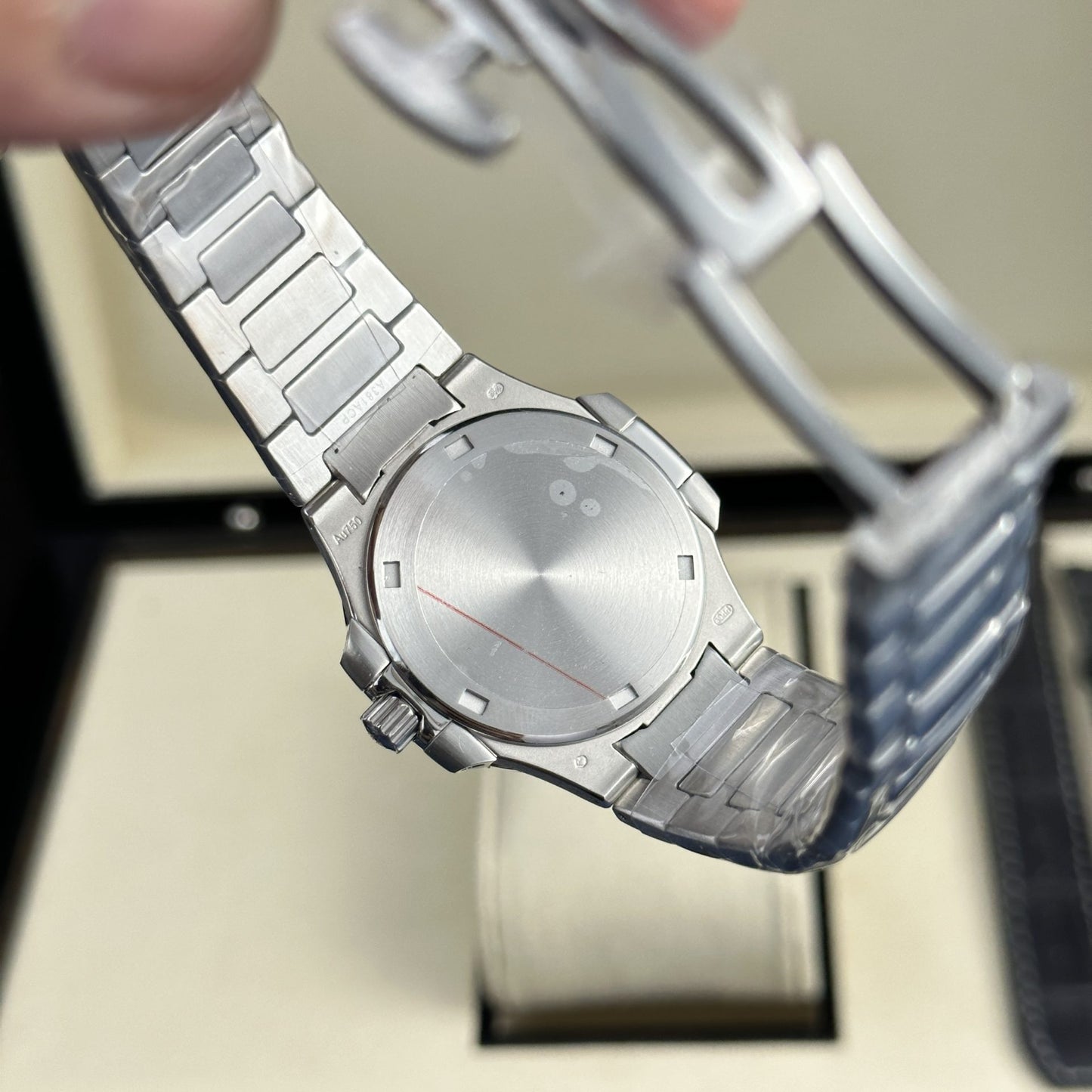 Patek Philippe Replica Watches Nautilus 7010 Womens Black Dial 32mm