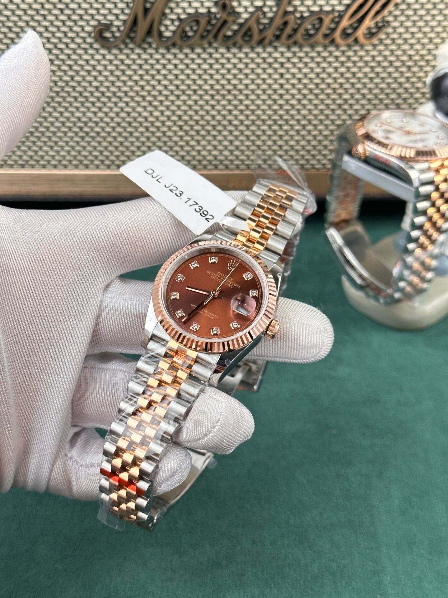 Rolex Replica 11 Watch DateJust Rose Gold Chocolate Dial GM Factory 36mm