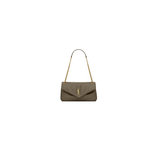 YSL calypso medium in grained lambskin