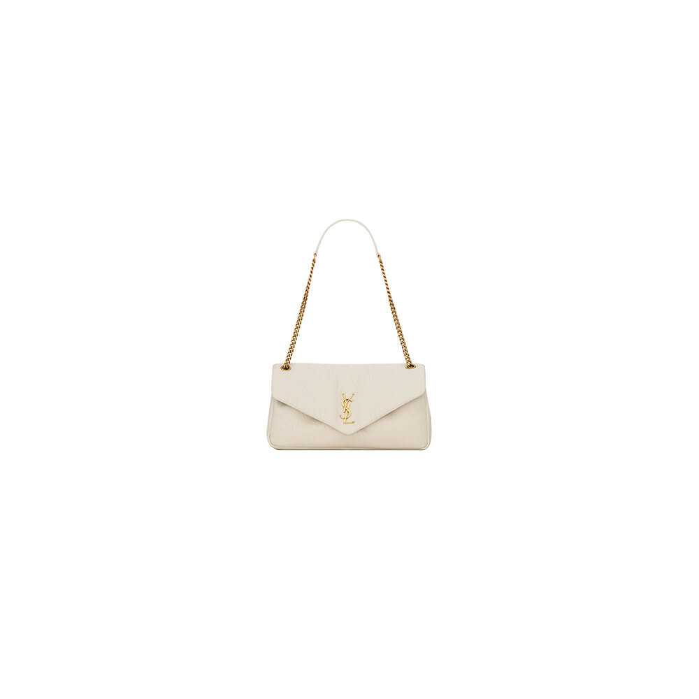 YSL calypso medium in grained lambskin