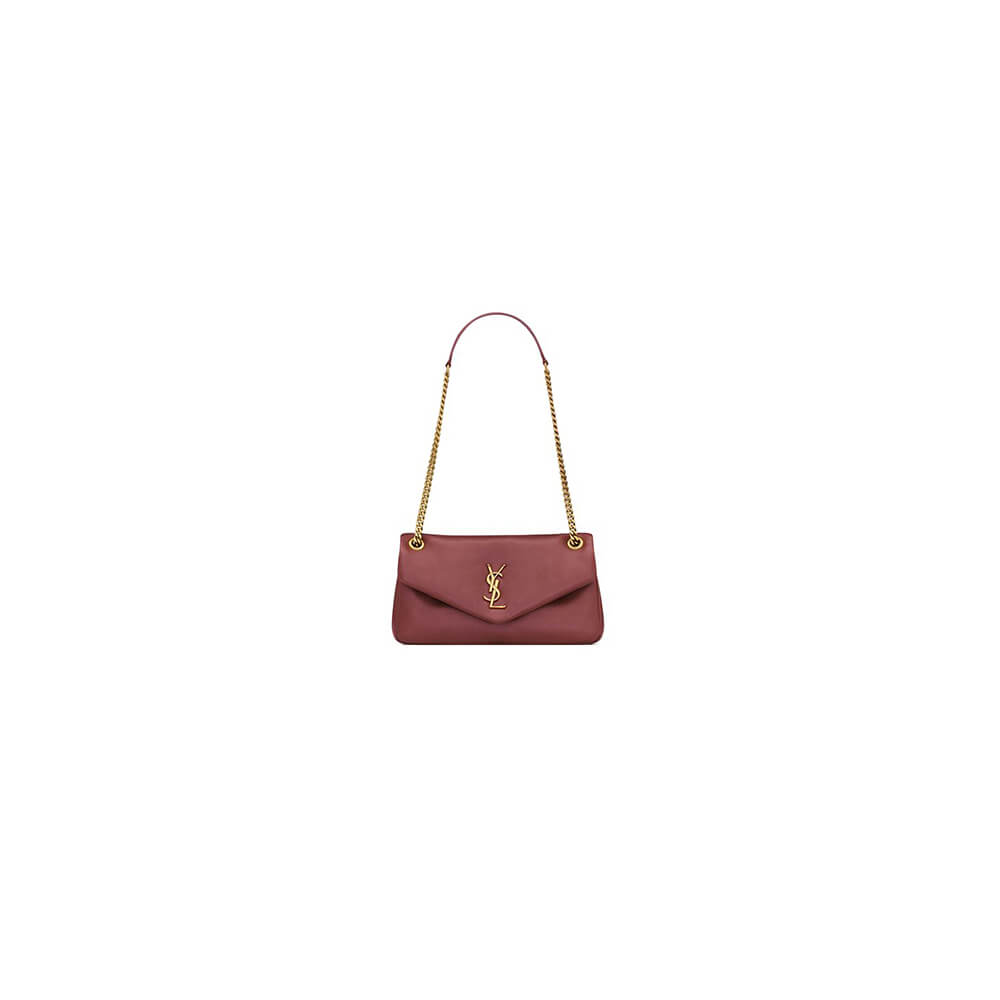YSL calypso small in plunged lambskin