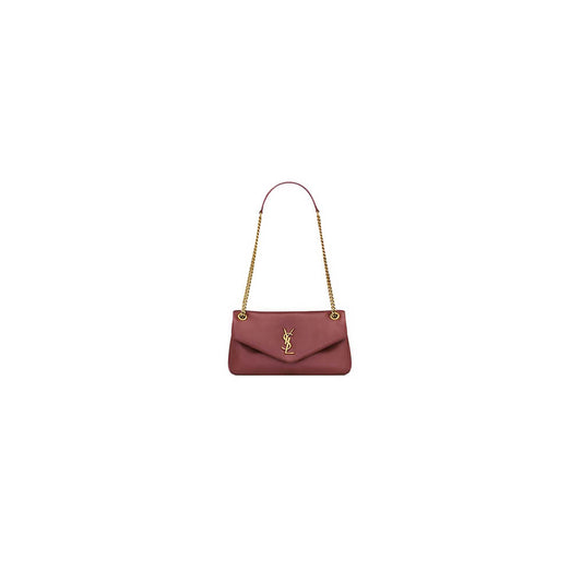 YSL calypso small in plunged lambskin