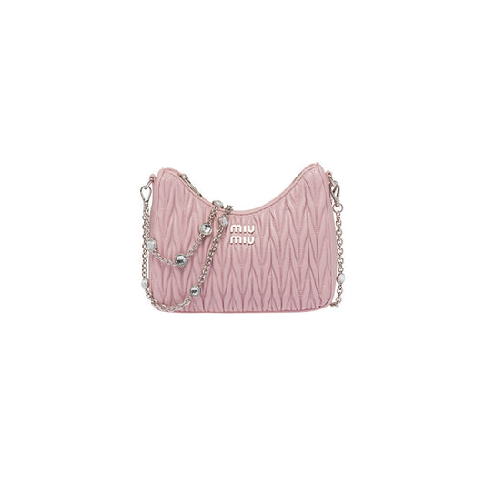 Matelasse nappa leather shoulder bag