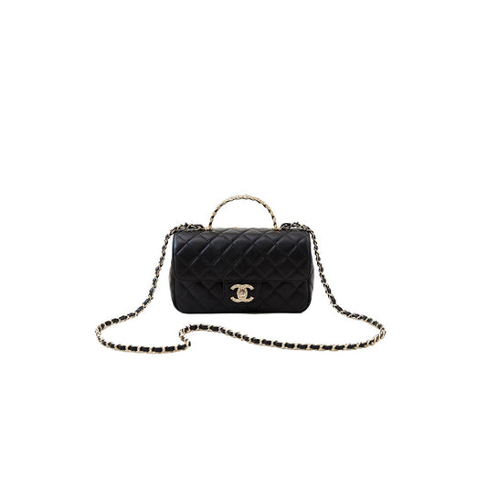 CHANEL Mini Flap Bag with Top Handle
