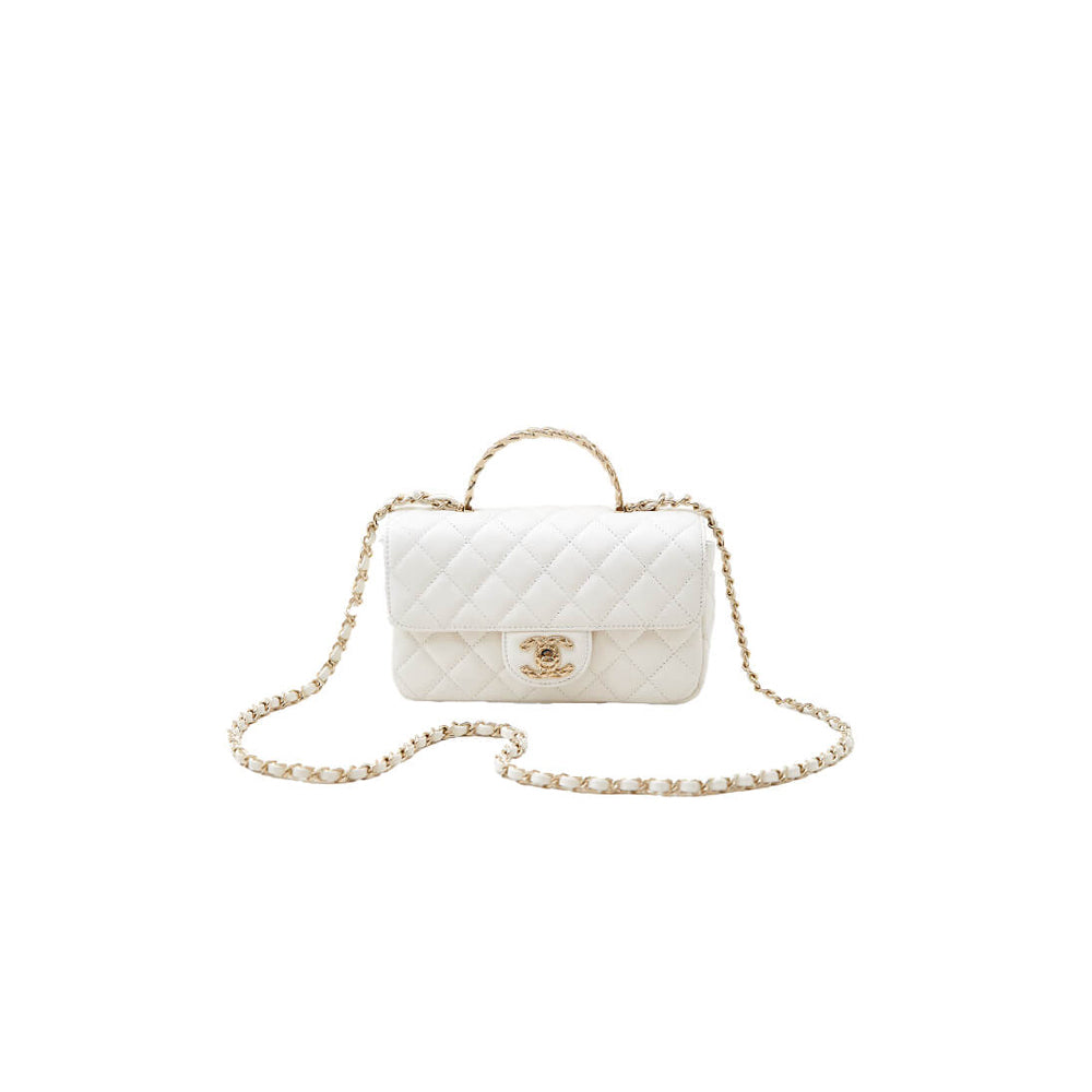 CHANEL Mini Flap Bag with Top Handle