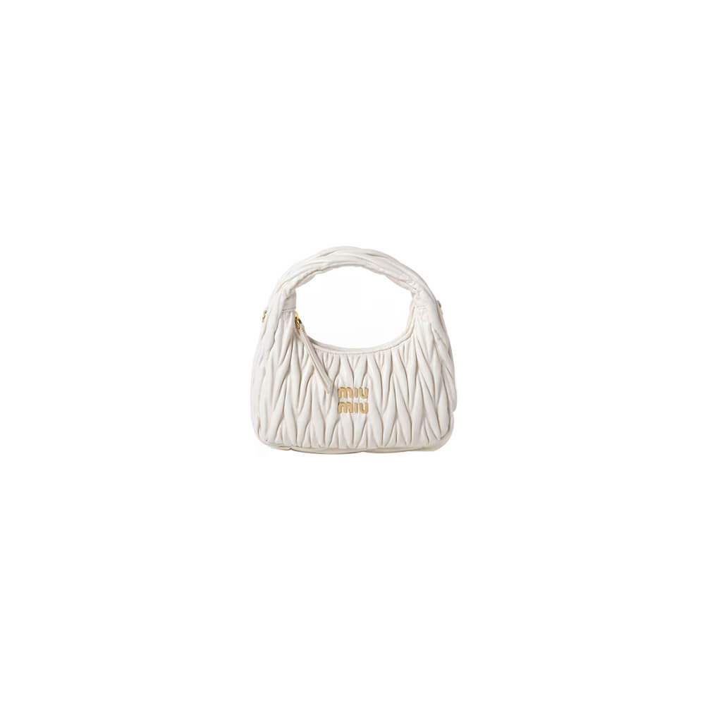 Small Wander matelasse nappa leather hobo bag(HIGH-END GRADE)