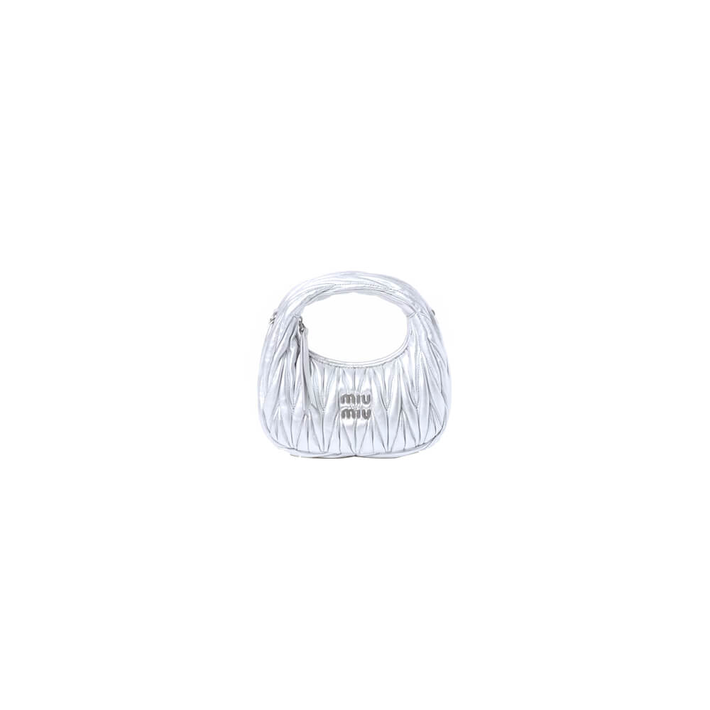 Mini Wander matelasse nappa leather hobo bag(high-end grade)