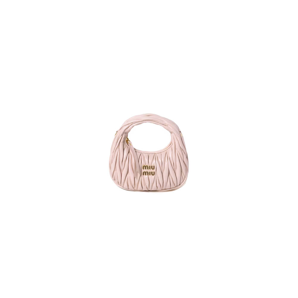 Mini Wander matelasse nappa leather hobo bag(high-end grade)