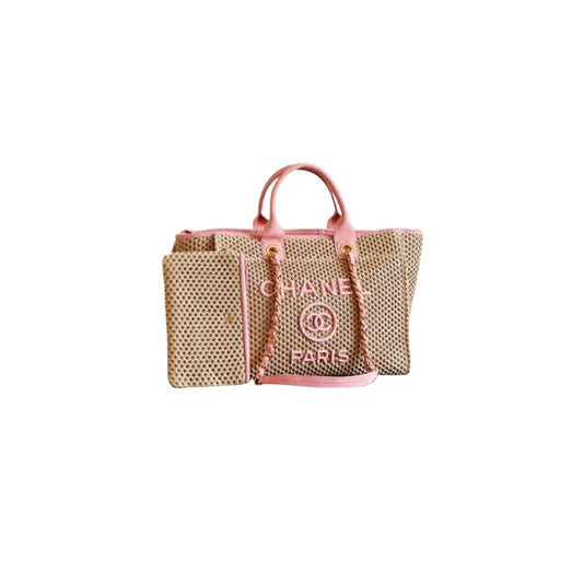 CHANEL Deauville Large Tote(HIGH-END GRADE)