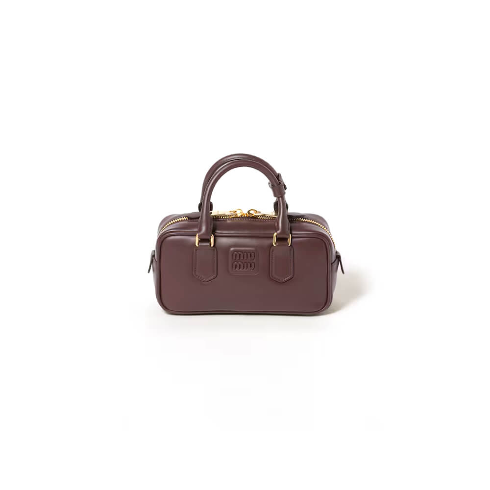 MIUMIU Large Arcadie Leather Bag(HIGH-END GRADE)